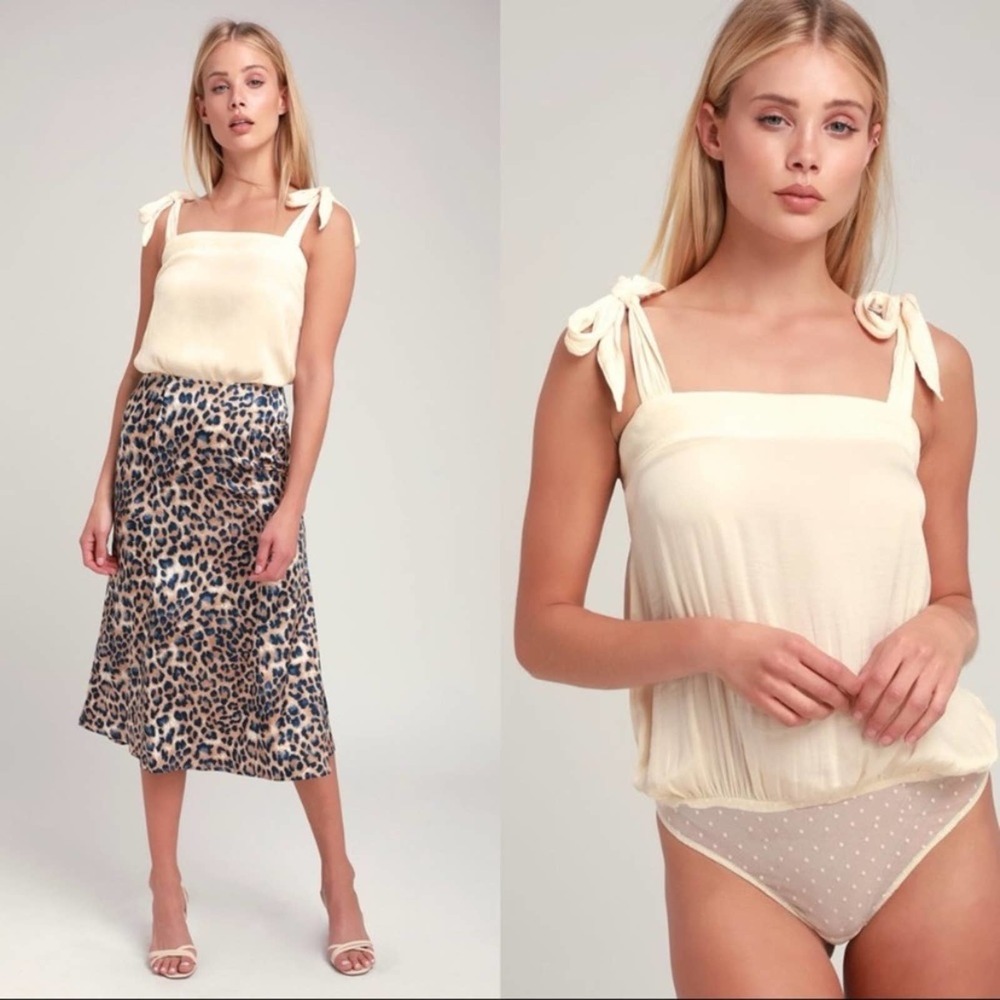 Free People Ties Over Guys Bodysuit
